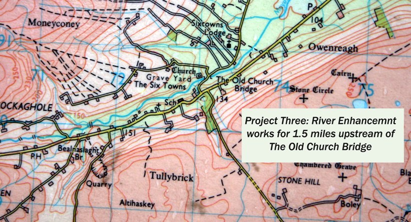 Map location of proposed habitat work